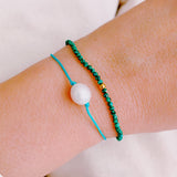 Véritable bracelet de rêve couleur perle, lot de 2