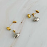 Pendientes colgantes de mini frijoles