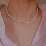 Daily Dose Of Grace Twist Pearl Necklace