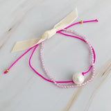 Véritable bracelet de rêve couleur perle, lot de 2