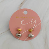 Pendientes colgantes de mini frijoles
