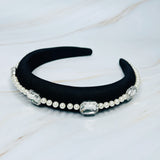Bandeau Doublé De Perles Et De Bijoux