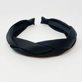 Diadema trenzada de seda satinada