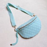 Embossed-Daisy-Blossom-Belt-Sling-Bag