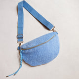 Embossed-Daisy-Blossom-Belt-Sling-Bag