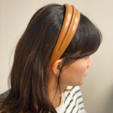 Bandeau en cuir végétalien chic