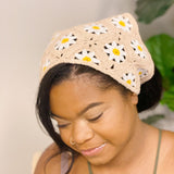 Bandana au crochet marguerite rétro
