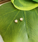 Tiny Shape Tiny Stud Sterling Silver Earrings