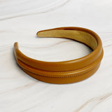 Bandeau en cuir végétalien chic