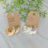 Boucles D'oreilles Créoles Légères Et Modernes