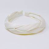 Diadema trenzada de seda satinada
