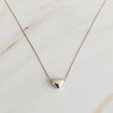 Collier coeur haricot d'amour