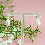 Blooming Freshwater Pearl Drop Earrings