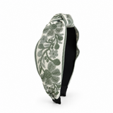 Floral patterned headband on a white background