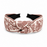 Patterned headband on a white background