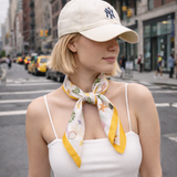Fresh Color Shell Square Scarf – Seaside & Ocean Motif