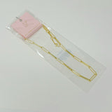 Collar de cadena con eslabones de clip perfecto