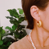 Boucles d'oreilles créoles pour tout le corps en plis