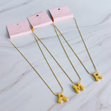 Collier initial lettre ballon
