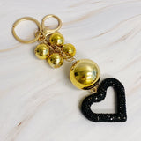 Llavero con adorno de corazón Glam de It Girl