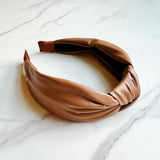 Bandeau mieux noué en cuir