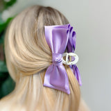 Pinza para el pelo de belleza con lazo