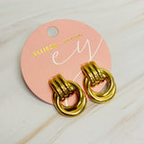 Pendientes Aldaba Dorada