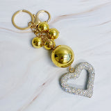 Llavero con adorno de corazón Glam de It Girl