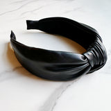 Bandeau mieux noué en cuir