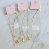 Collier initial lettre ballon