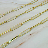 Collar de cadena con eslabones de clip perfecto