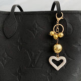 Llavero con adorno de corazón Glam de It Girl
