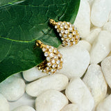 Pendientes de aro con clase de punto brillante