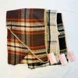 Preciously Stitched Triangle Shawl Scarf