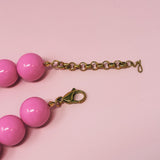 Collier de boules de couleur, fruits sucrés, joli collier
