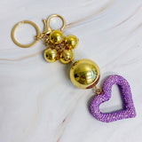 Llavero con adorno de corazón Glam de It Girl
