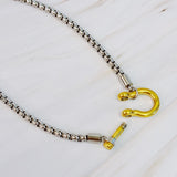 Collar de cadena con colgante de lujo