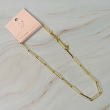 Collar de cadena con eslabones de clip perfecto