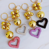 Llavero con adorno de corazón Glam de It Girl