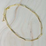 Collar de cadena con eslabones de clip perfecto