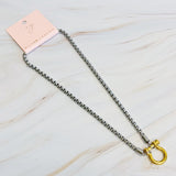 Collar de cadena con colgante de lujo