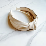 Bandeau mieux noué en cuir