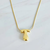 Collier initial lettre ballon