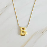 Collier initial lettre ballon