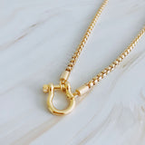 Collar de cadena con colgante de lujo