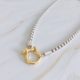 Collar de cadena con colgante de lujo