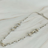 Collar de cadena ecuestre doble