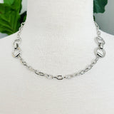 Collar de cadena ecuestre doble