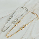 Collar de cadena ecuestre doble