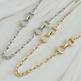 Collar de cadena ecuestre doble